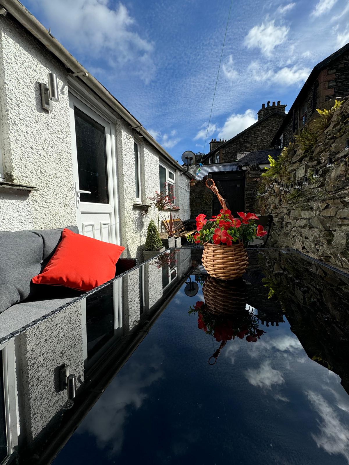 Outside seating area